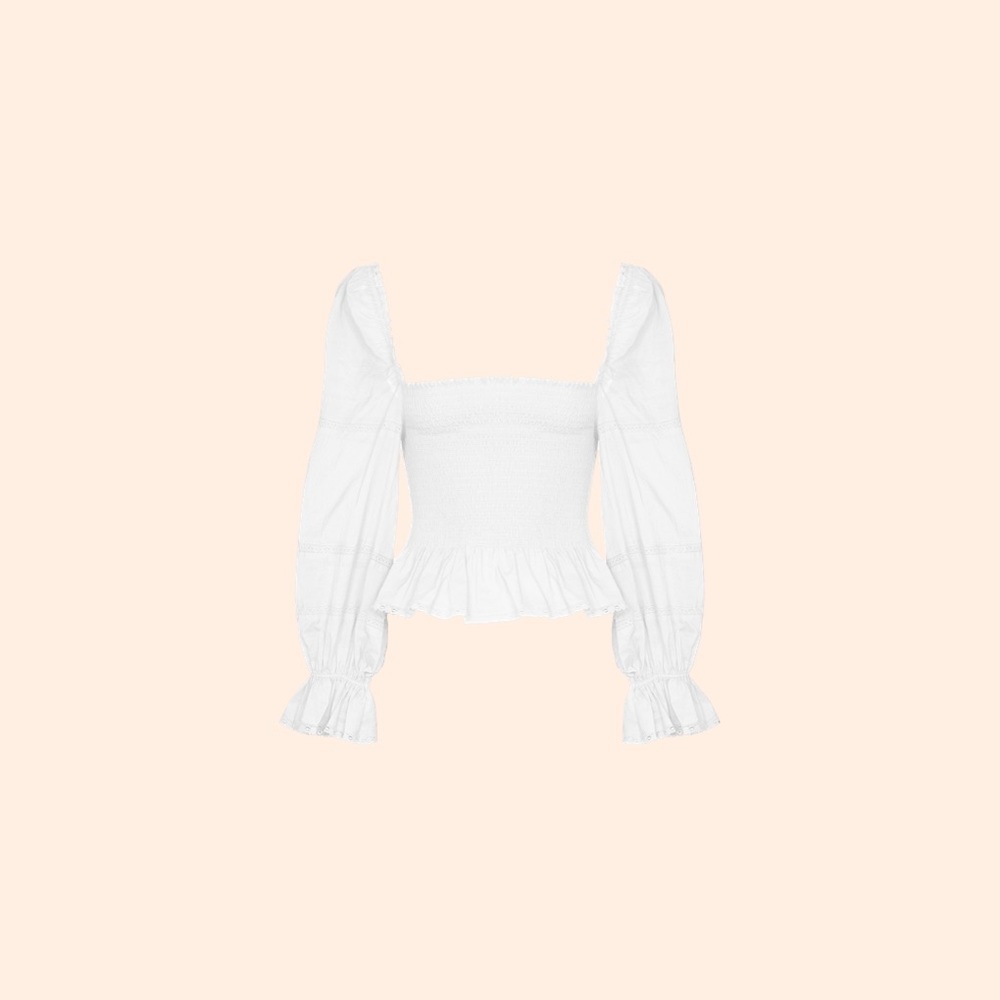 Reformation Roland Top (White)